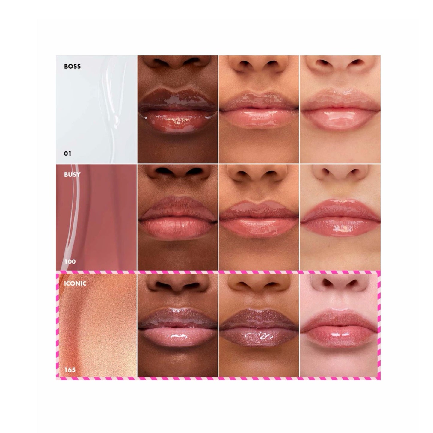 Sephora Glossed™ 3 lūpų blizgių rinkinys – limituota kalėdinė kolekcija