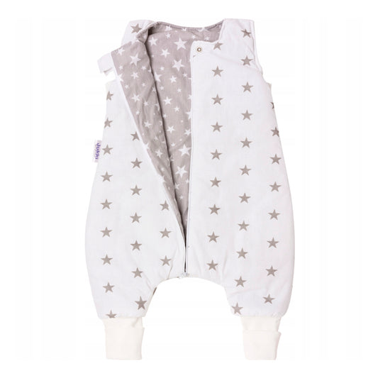 JUKKI „Pilkos žvaigždutės“ miegmaišis su kojytėmis 2.5 TOG (3-12 mėn.)