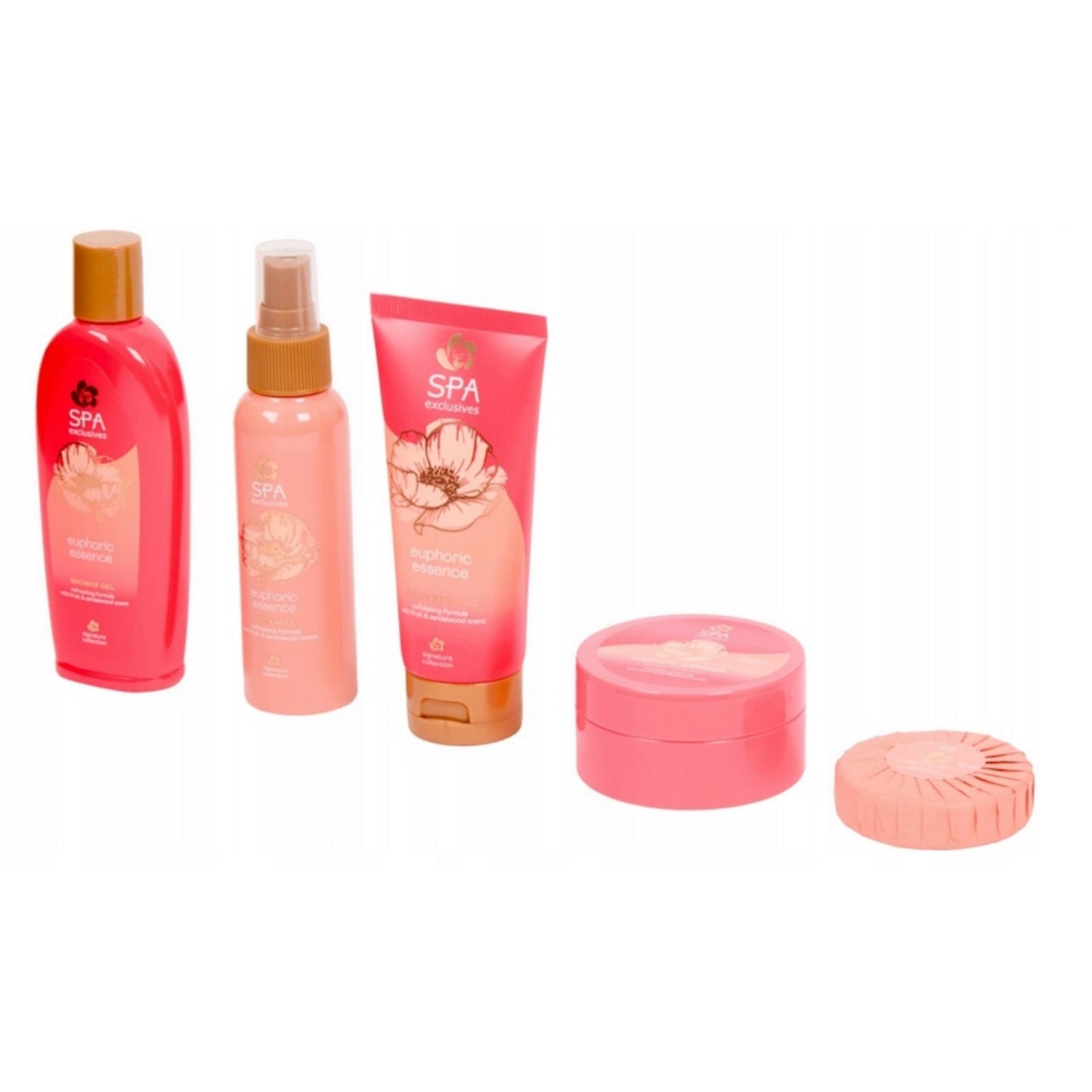 „Euphoric Essence“ - SPA rinkinys moterims – 5 dalių prabangus kūno priežiūros rinkinys su vyšnių aromatu
