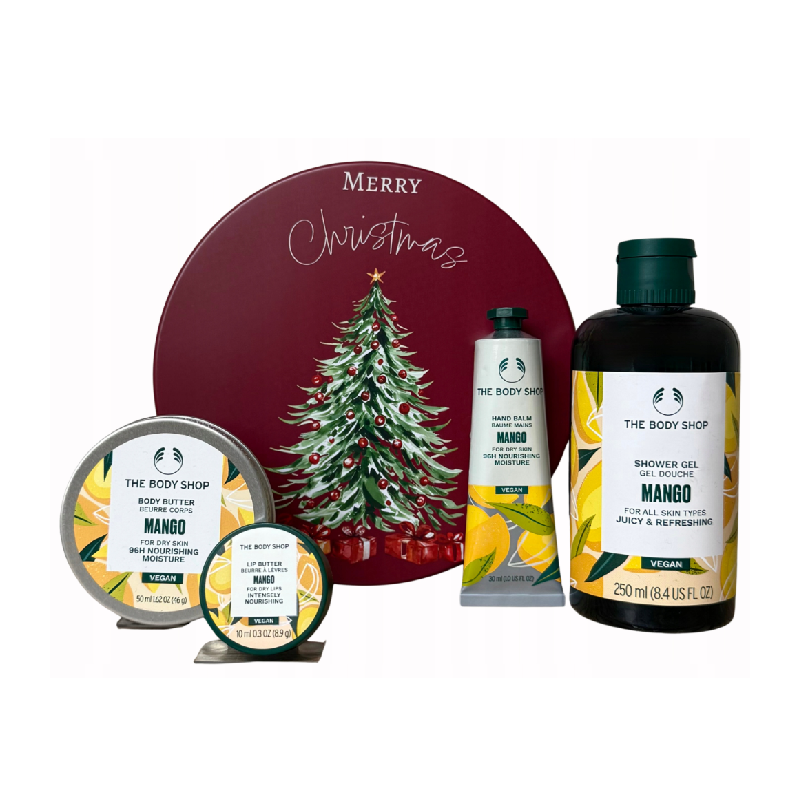 „THE BODY SHOP“ MANGO kalėdinis dovanų rinkinys