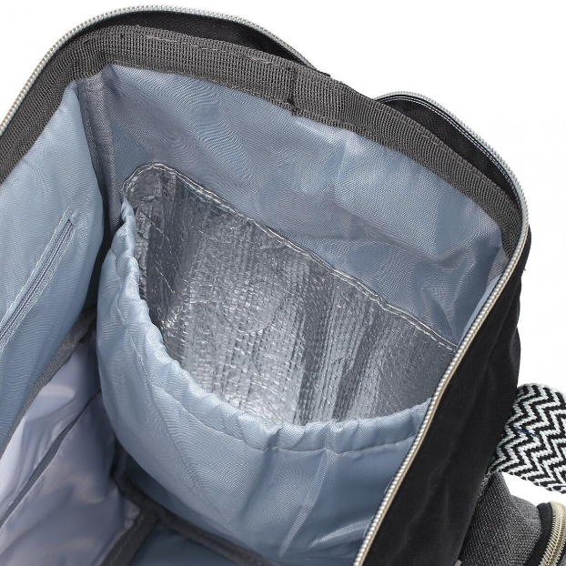 Babyono mamos kuprinė „OSLO” juoda 1424/01