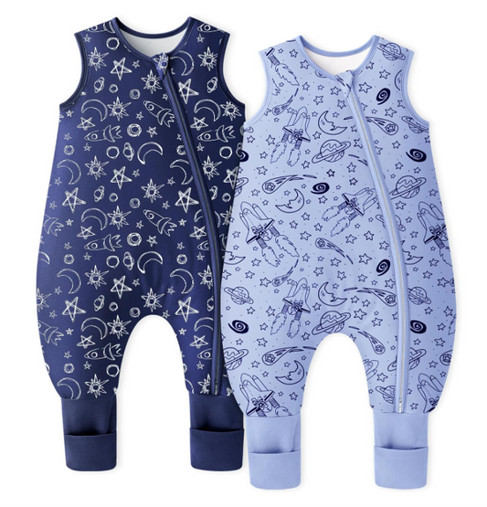 „Unnivoll“ kūdikių miegmaišiai su kojytėmis, 2 vnt., 1,5 Tog, 80 cm