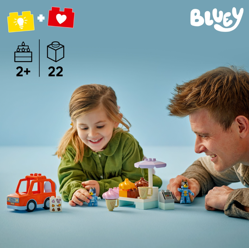 LEGO® DUPLO® Berry Išvyka į ledainę su Bluey