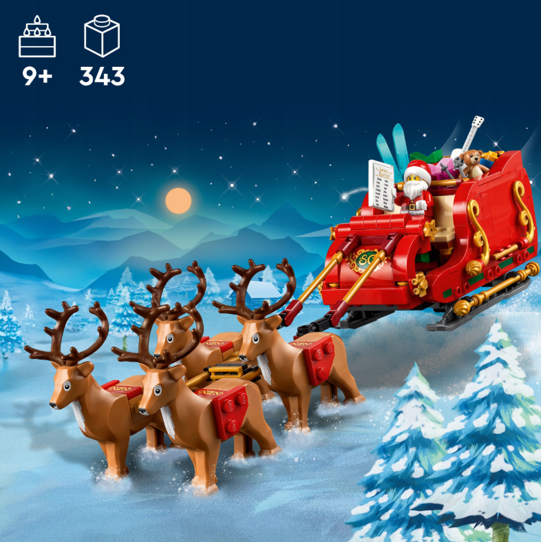 LEGO Santa's Sleigh - Kalėdų Senelio Rogės