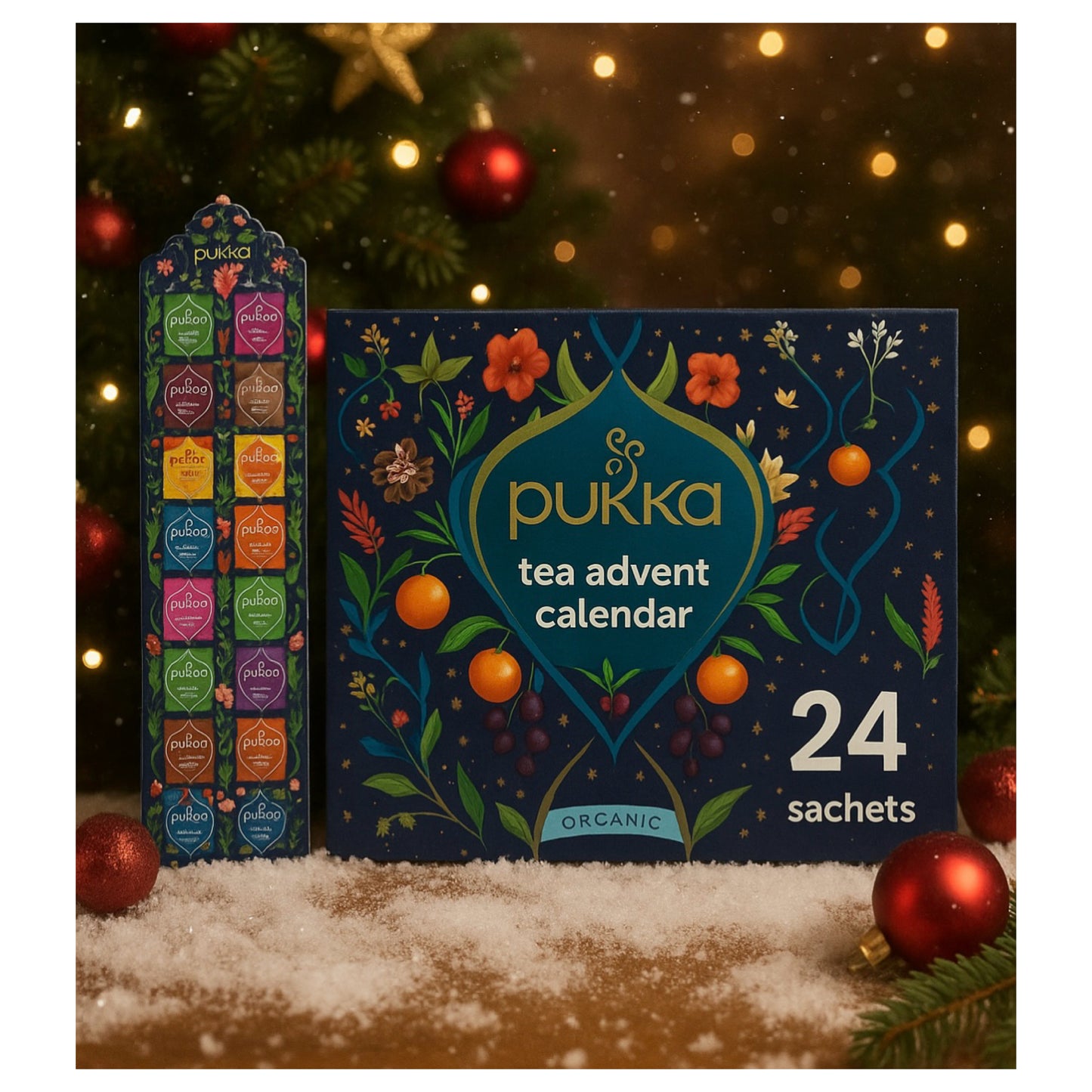 Advento kalendorius „Pukka Organic Tea“ – ekologiškas arbatos rinkinys