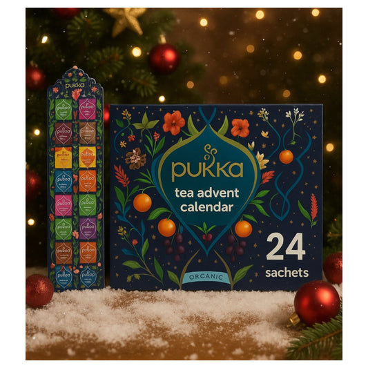 Advento kalendorius „Pukka Organic Tea“ – ekologiškas arbatos rinkinys