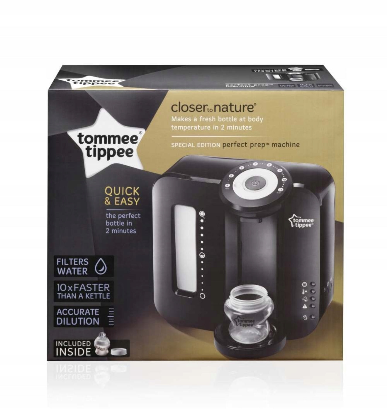 TOMMEE TIPPEE PERFECT PREP PIENO MIŠINUKŲ PARUOŠIMO APARATAS, BLACK