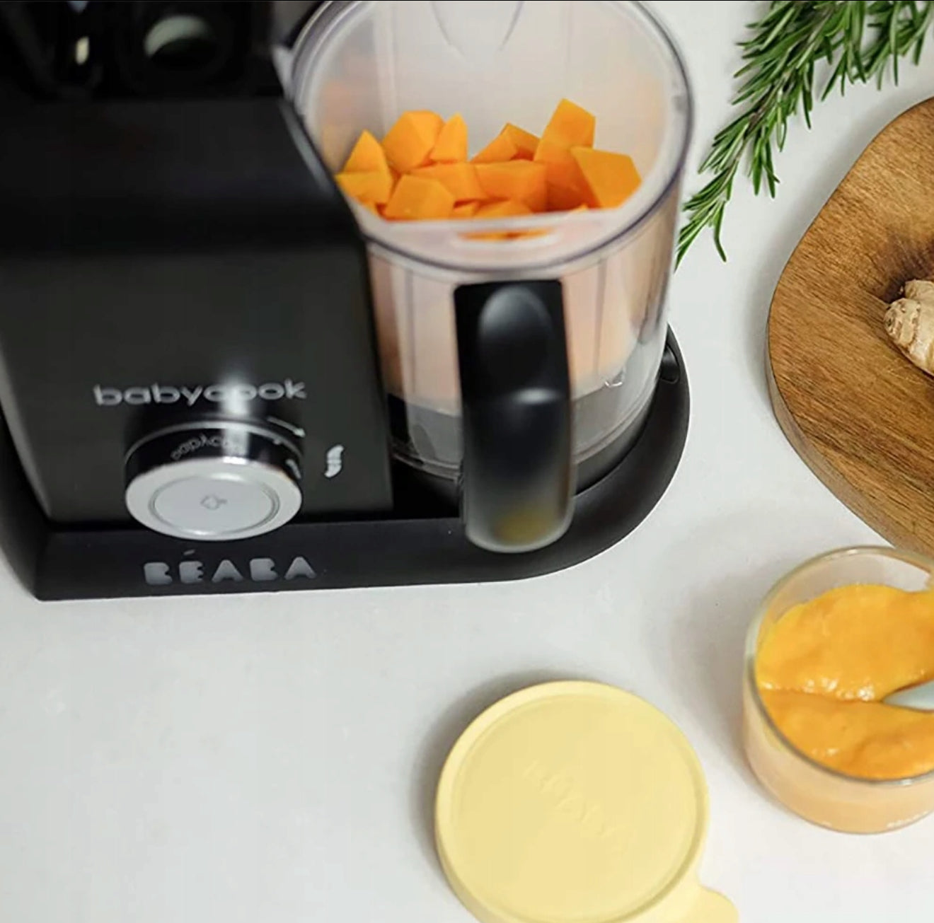 BEABA garintuvas trintuvas Babycook Solo 4in1 Black