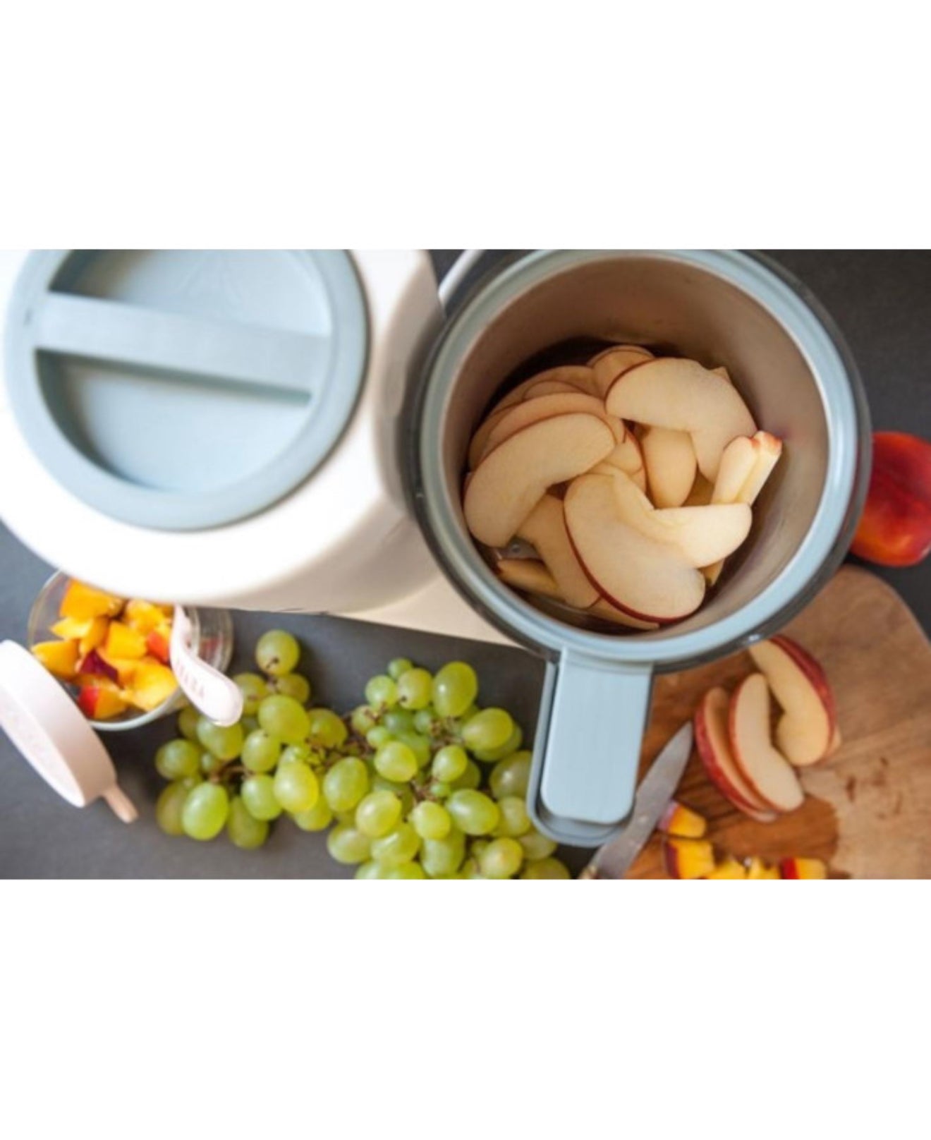 BEABA BABYCOOK TRINTUVAS-GARINTUVAS NEO, GREY/WHITE