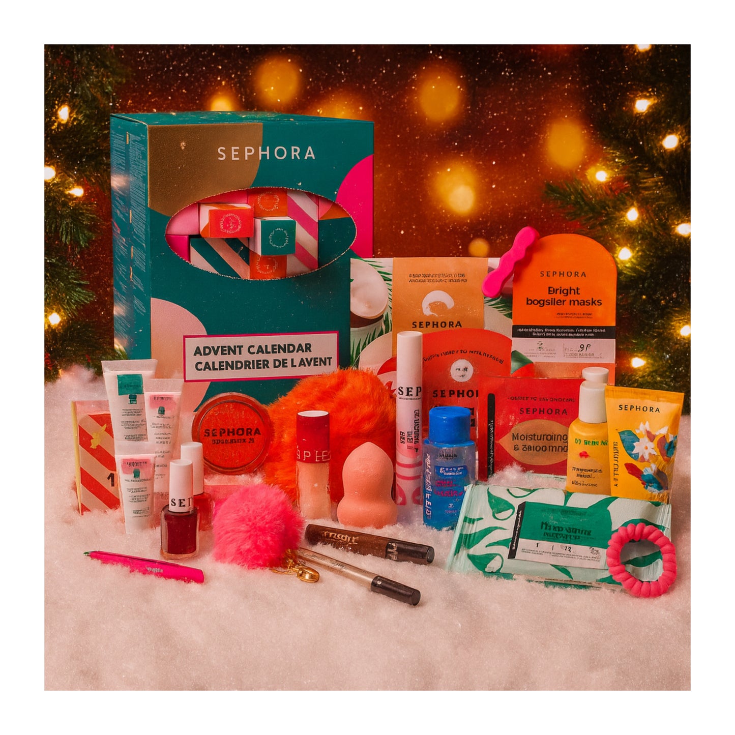 SEPHORA COLLECTION 2025 Advento kalendorius – 24 kosmetikos priemonių