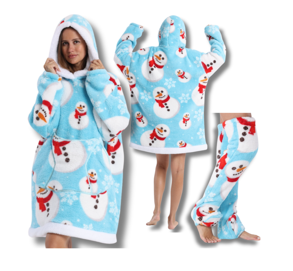 Pledas – džemperis 3in1 „Beagle Dogs“ su šiltomis kojinėmis - XXL