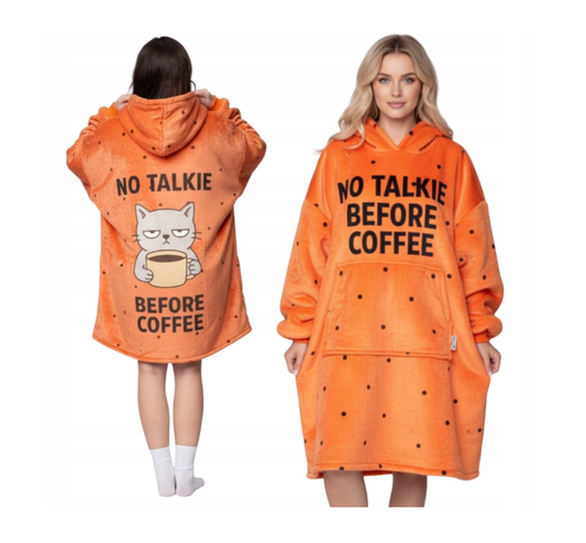 Pledas – džemperis „No Talkie Before Coffee“ – XXL