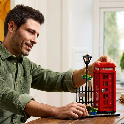 LEGO® Ideas Raudonoji Londono telefono būdelė 21347