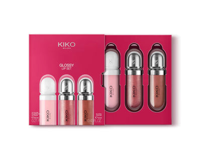 KIKO Milano Lip Gloss Set – 3 dalių dovanų rinkinys