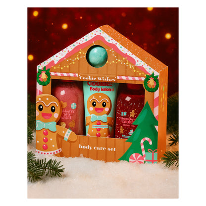 „Gingerbread Cookie“ Kalėdinis kosmetikos rinkinys – rinkinys kūno priežiūrai