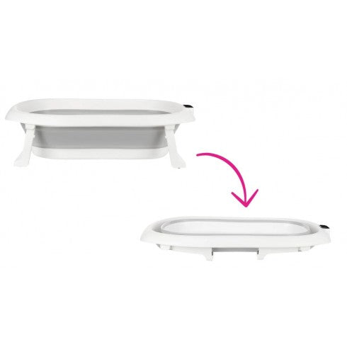 Foldable bathtub BB Premium with thermometer Gray