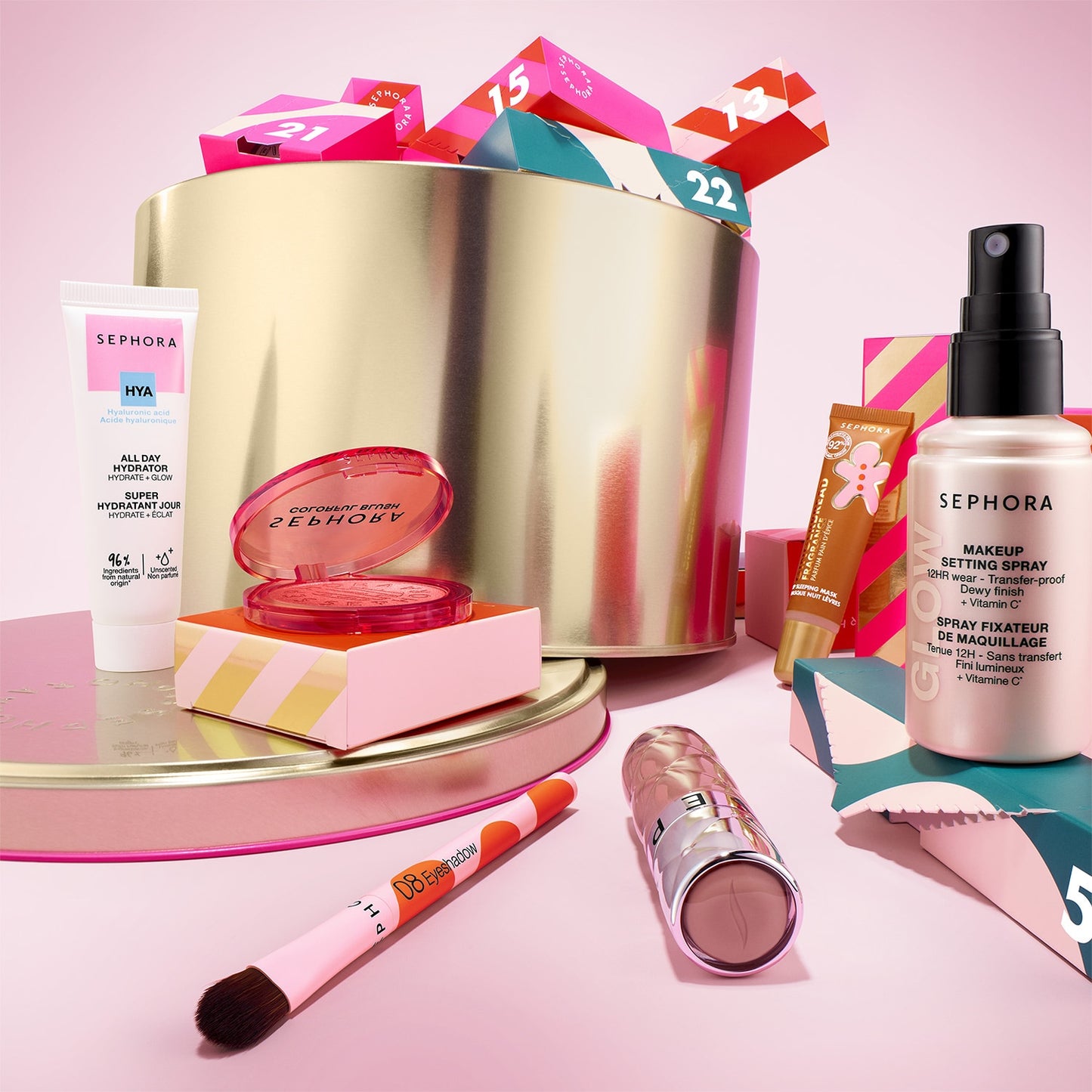 SEPHORA COLLECTION „Advent Calendar Premium 2025“ – 24 Staigmenų Kalėdinis Kalendorius