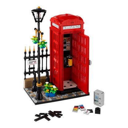 LEGO® Ideas Raudonoji Londono telefono būdelė 21347