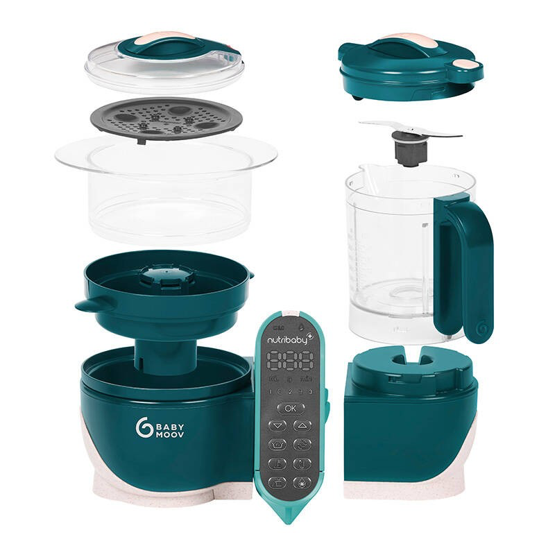 BABYMOOV Nutribaby+ daugiafunkcinis maisto gaminimo prietaisas Green