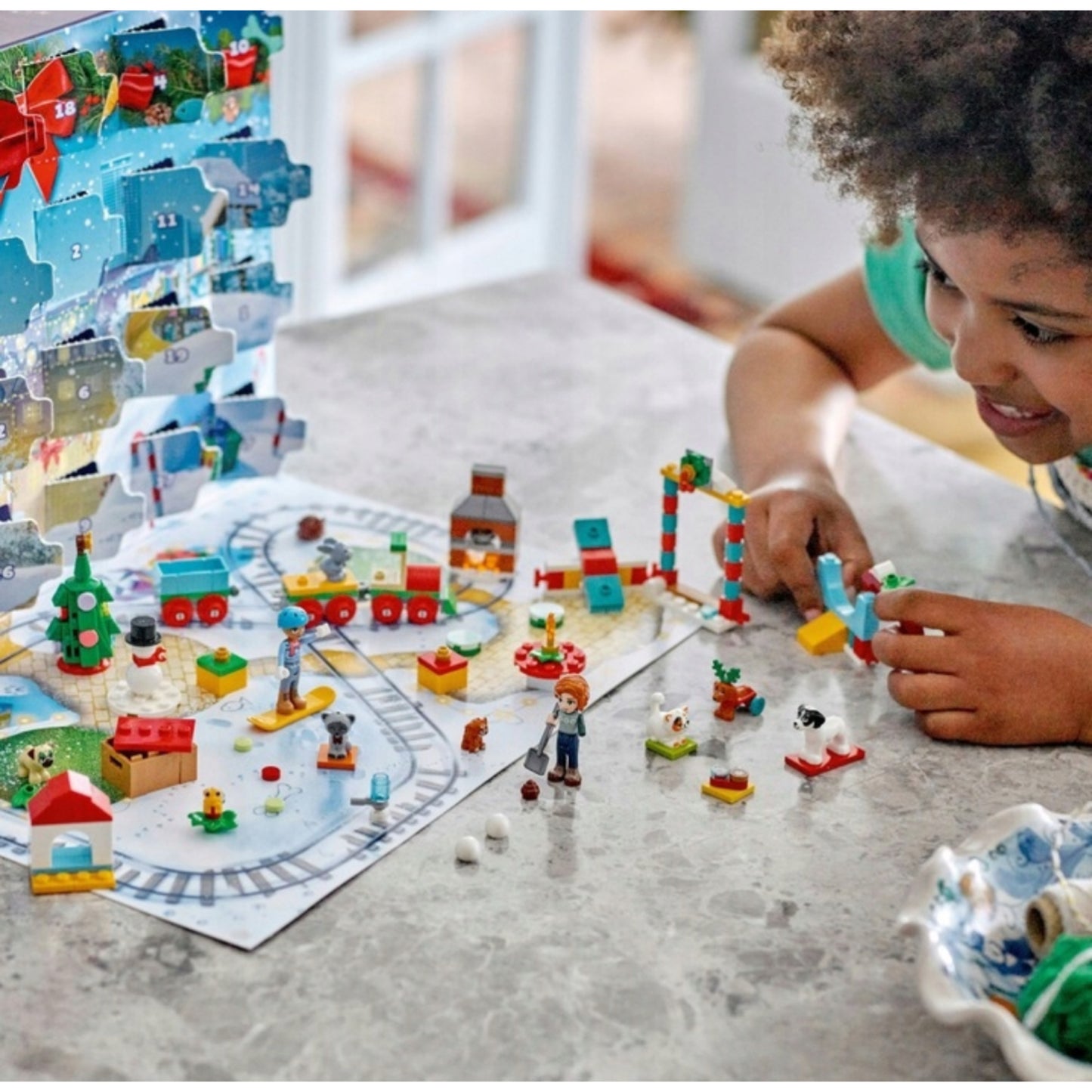 LEGO® Friends advento kalendorius 2025 – Kalėdinis gyvūnėlių pasaulis vaikams