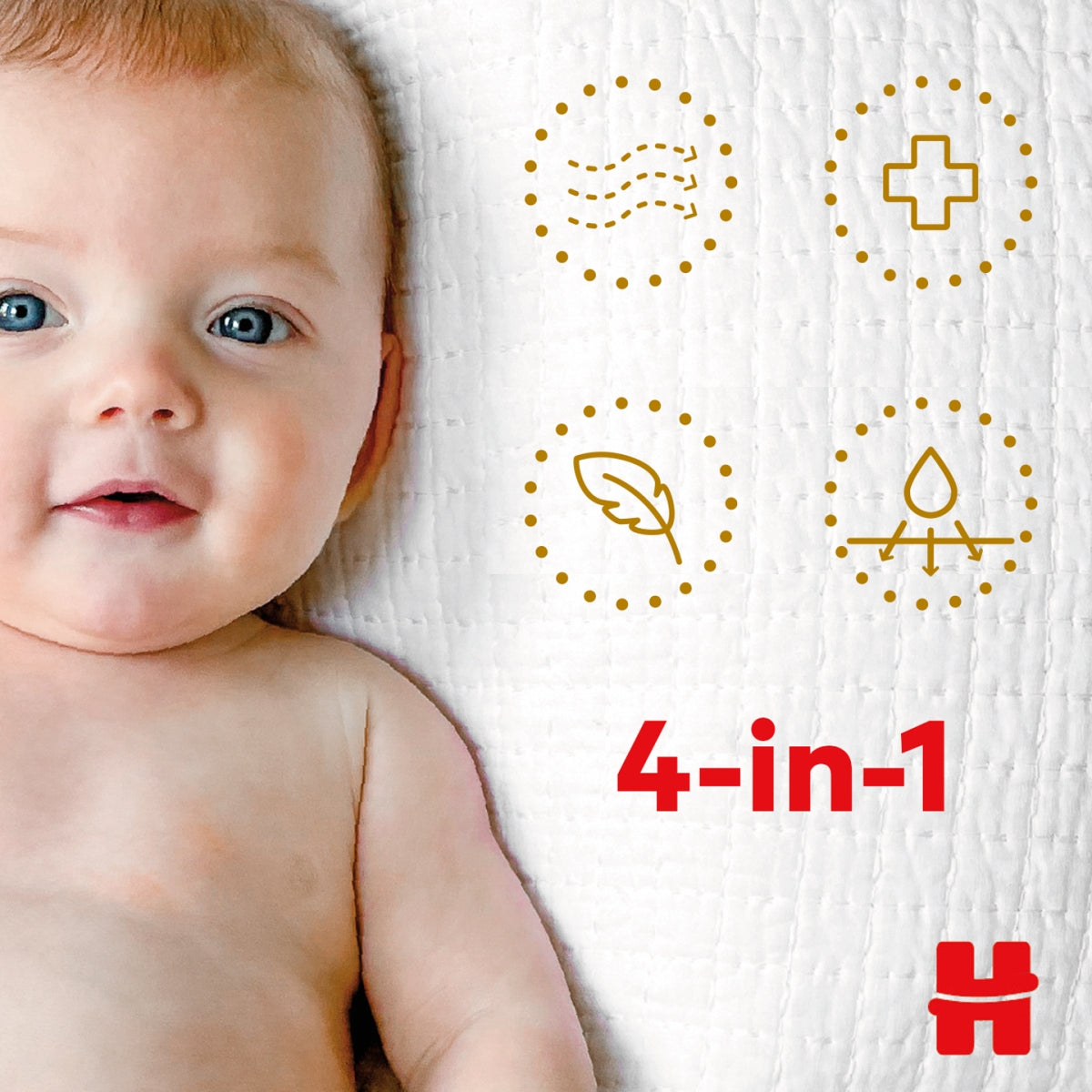 Sauskelės HUGGIES Extra Care 2 (3–6 kg), 82 vnt.