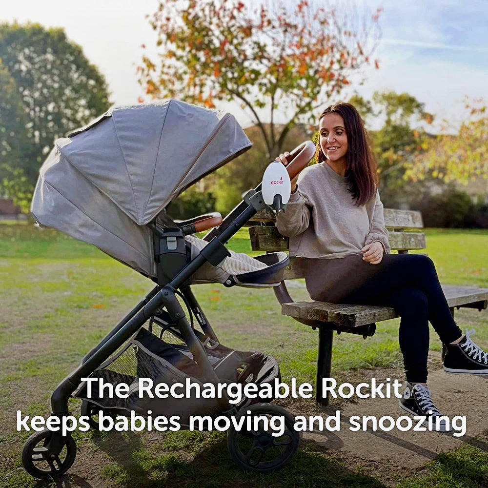 Rockit vežimėlio sūpiklis (naujasis - USB įkraunama versija)