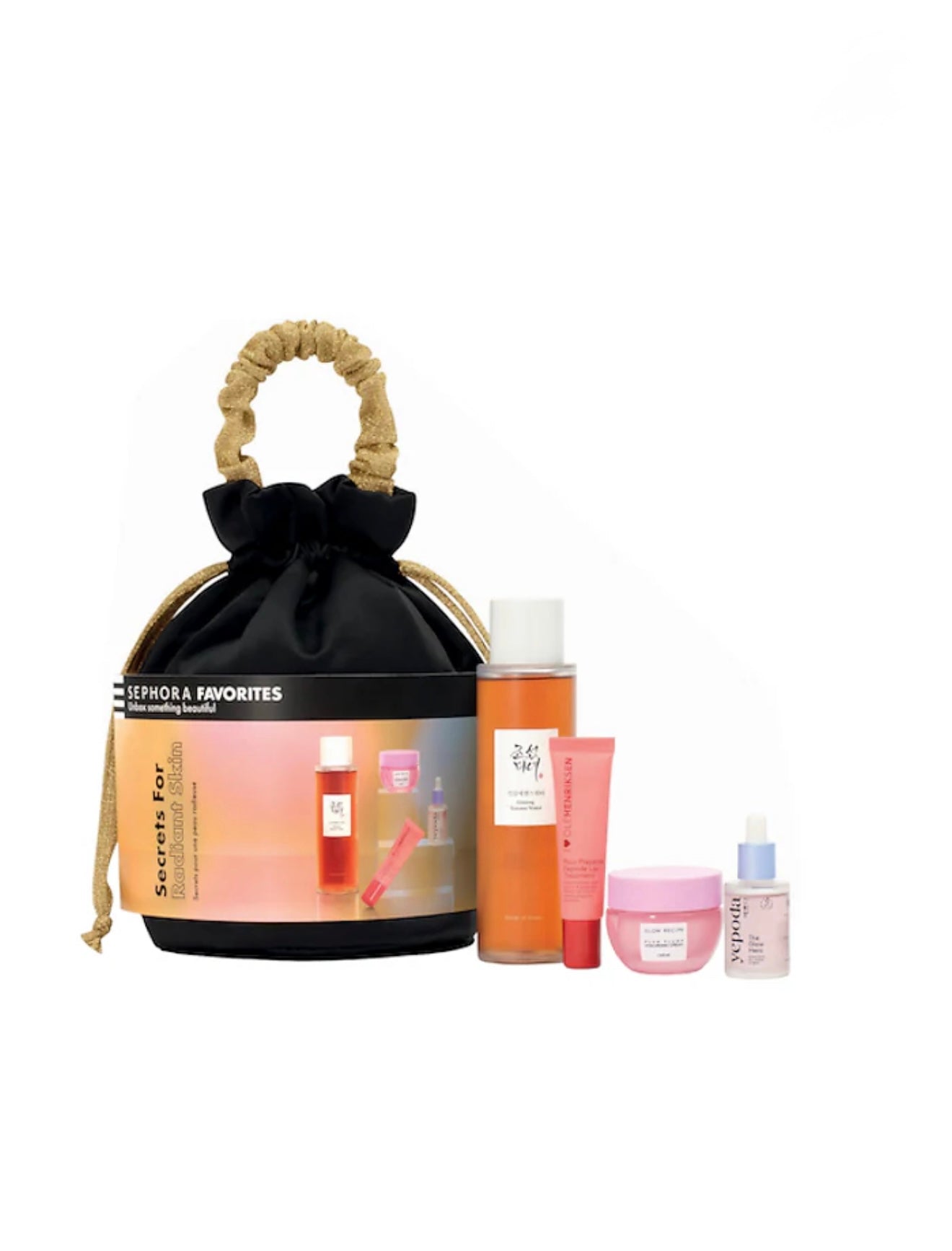 Sephora Favorites „Secrets for Radiant Skin“ – veido odos priežiūros dovanų rinkinys