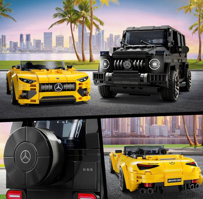 LEGO® Speed Champions Mercedes-AMG G 63 ir Mercedes-AMG SL 63 (76924) – 2 automobilių rinkinys