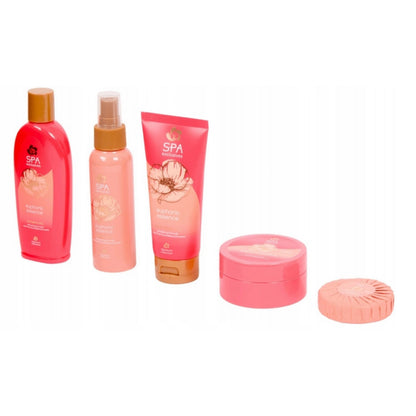 „Euphoric Essence“ - SPA rinkinys moterims – 5 dalių prabangus kūno priežiūros rinkinys su vyšnių aromatu