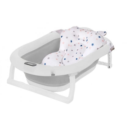 Foldable bathtub BB Premium with thermometer Gray