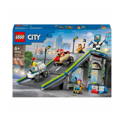 LEGO® City 60460 „No Limits“ Lenktynių trasa su rampos pakilimu