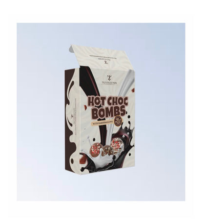 Karštos Šokolado Bombos su Zefyriukais – 6 vnt.