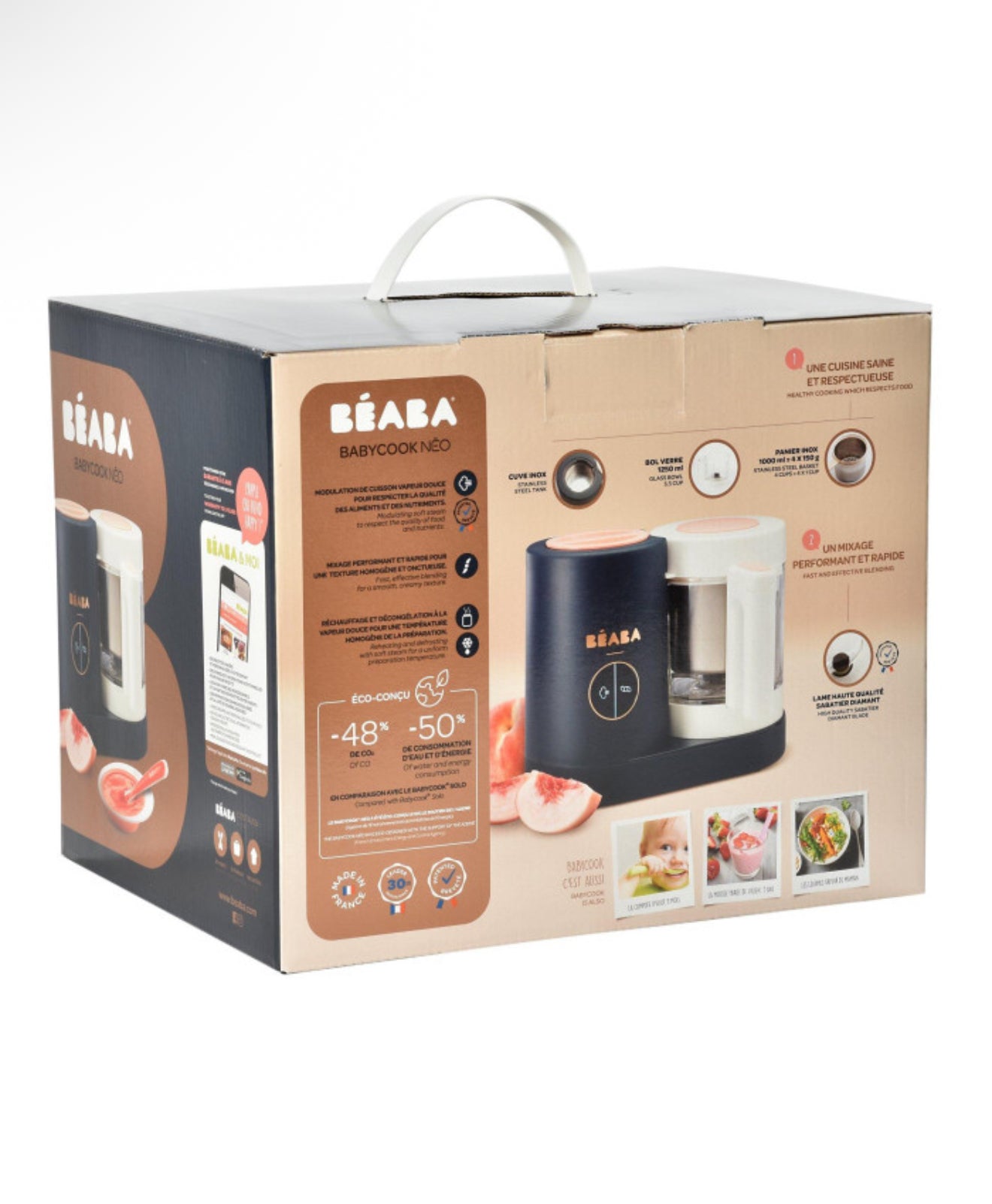 BEABA BABYCOOK trintuvas-garintuvas NEO, NIGHT BLUE