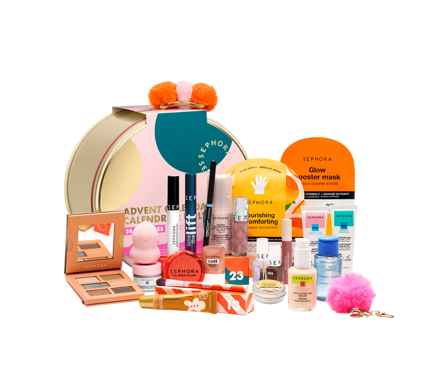 SEPHORA COLLECTION „Advent Calendar Premium 2025“ – 24 Staigmenų Kalėdinis Kalendorius