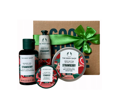 „THE BODY SHOP“ braškinis dovanų rinkinys