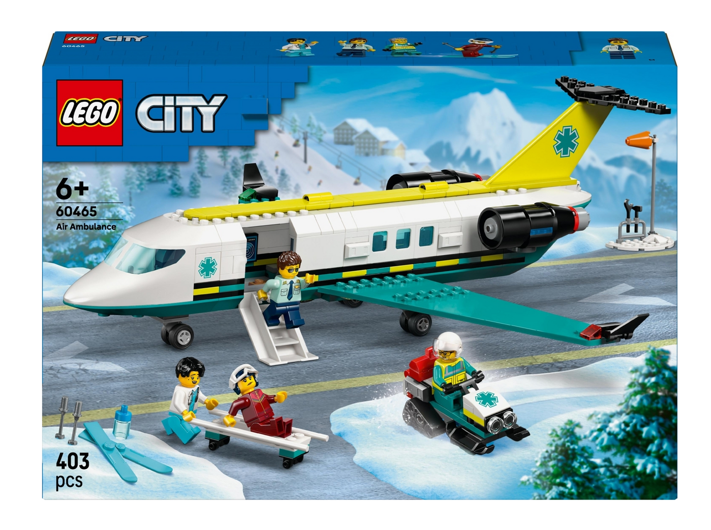 LEGO® City Big Vehicles Greitosios pagalbos lėktuvas