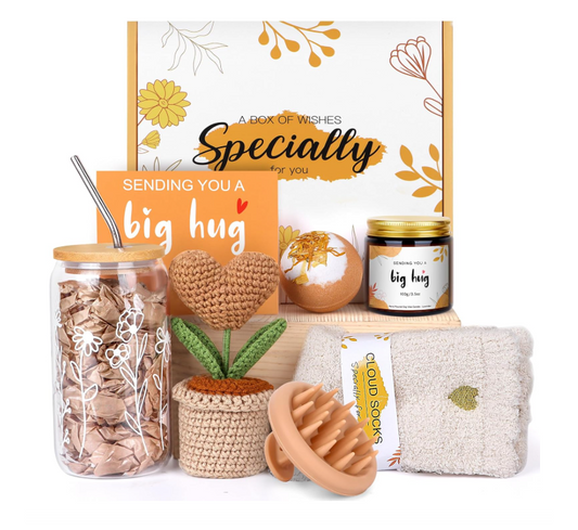 Pozityvus ir romantiškas dovanų rinkinys jai - „Sending you a big hug“