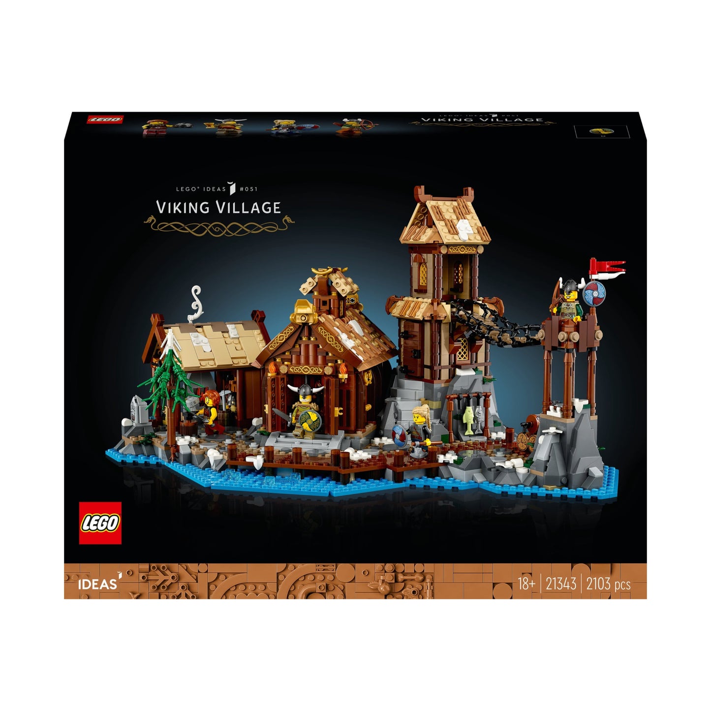 LEGO® Ideas Vikingų kaimas 21343