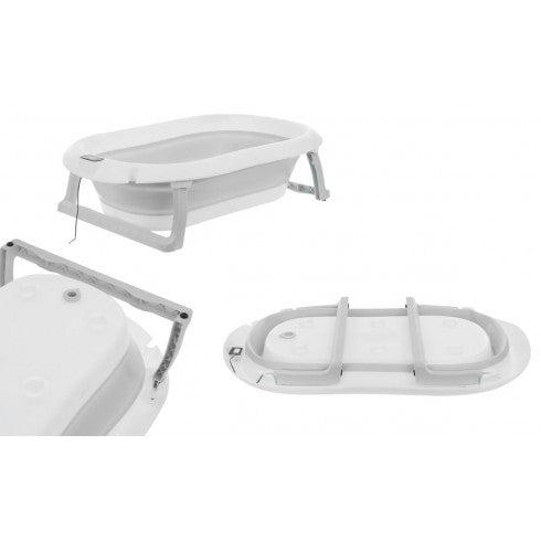 Foldable bathtub BB Premium with thermometer Gray