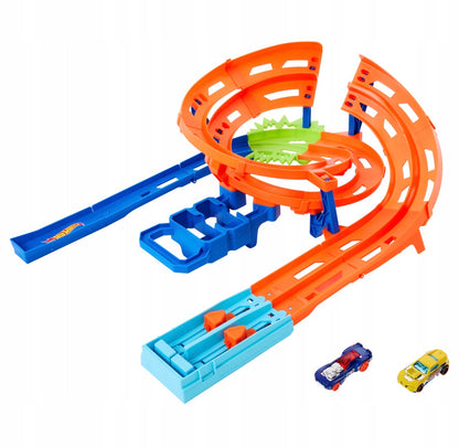 Hot Wheels „Twisted Loop“ lenktynių trasa su 2 automobiliais