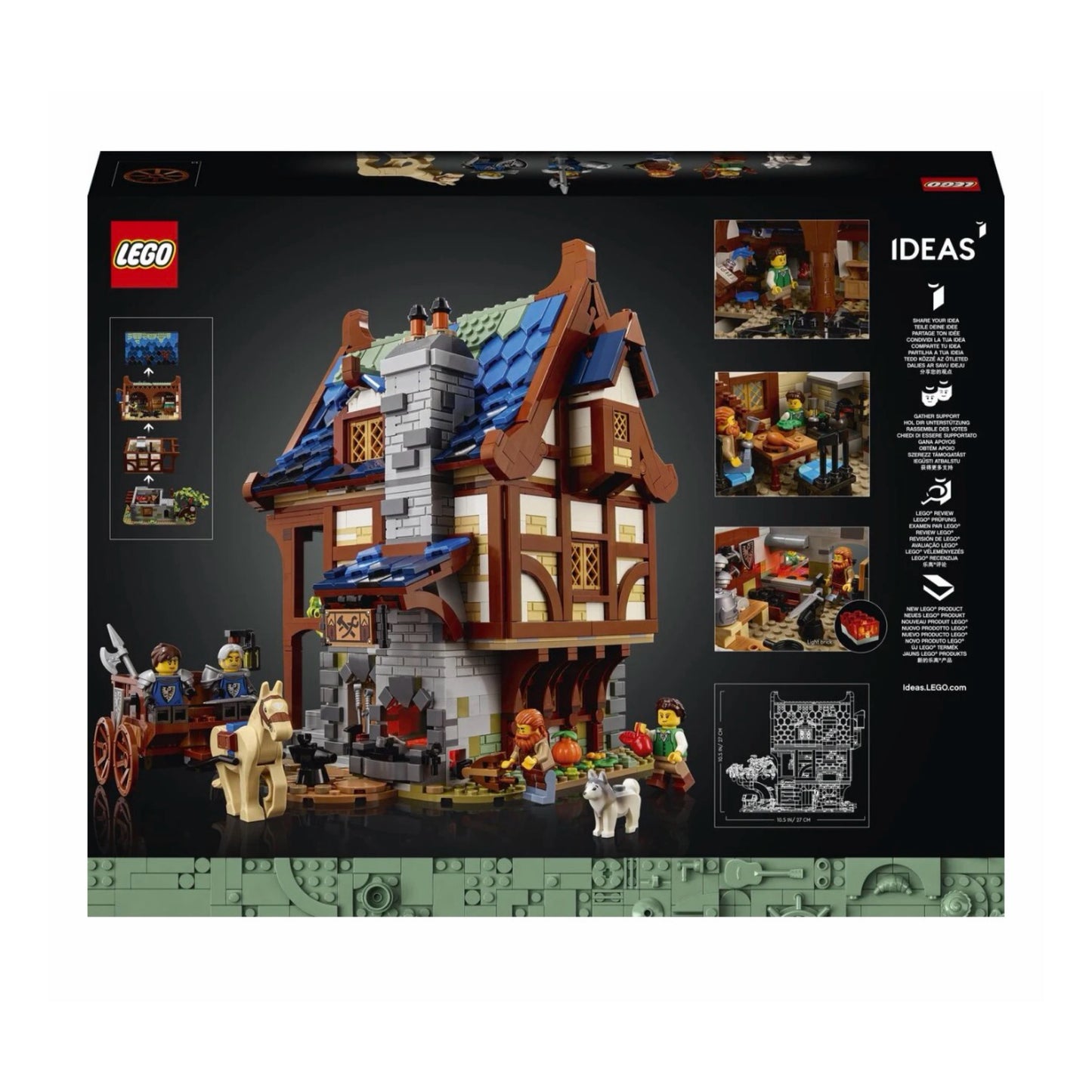 21325 LEGO® Ideas Viduramžių kalvis