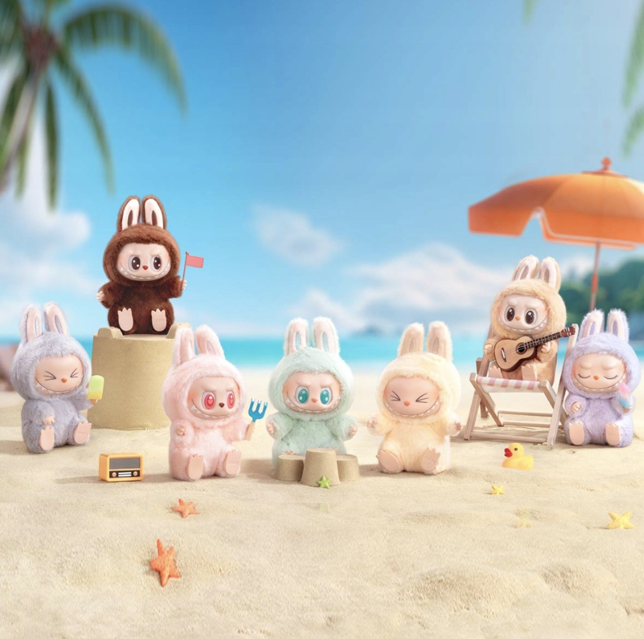 Pop Mart LABUBU „Have a Seat“ kolekcinė figūrėlė (blind box, 16–17 cm)