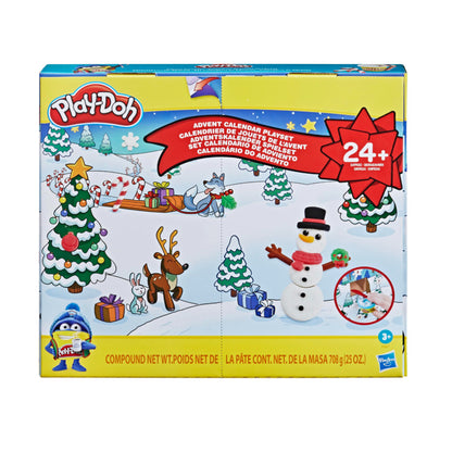 Play-Doh Kalėdinis advento kalendorius su plastilinu – 24 siurprizai vaikams