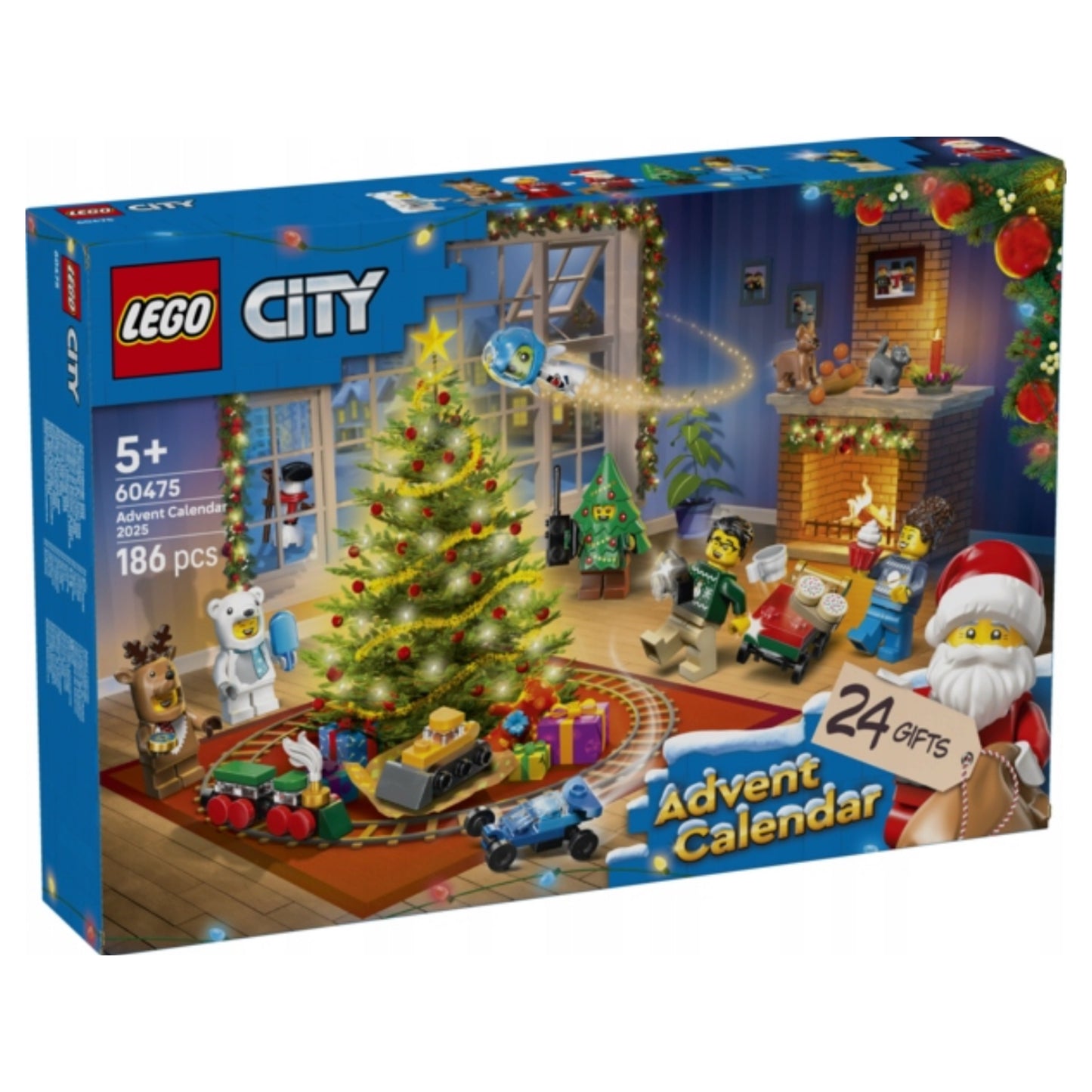 LEGO® City advento kalendorius 2025 – 24 Kalėdinės staigmenos vaikams