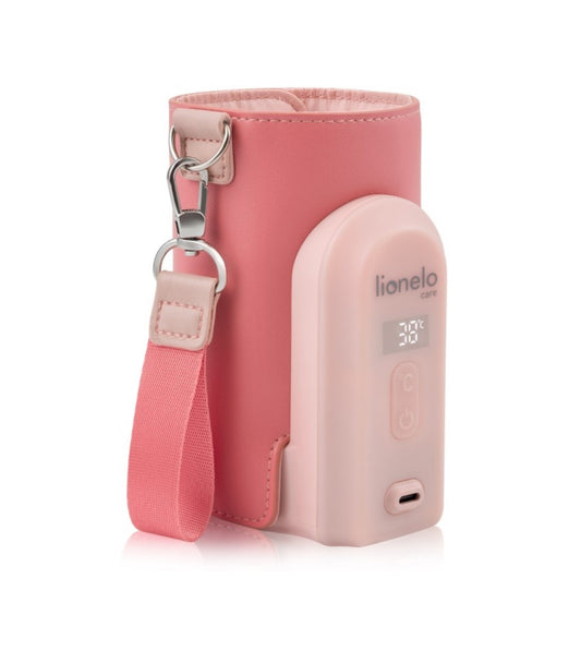 LIONELO buteliukų šildytuvas THERMUP GO EVO, Coral pink