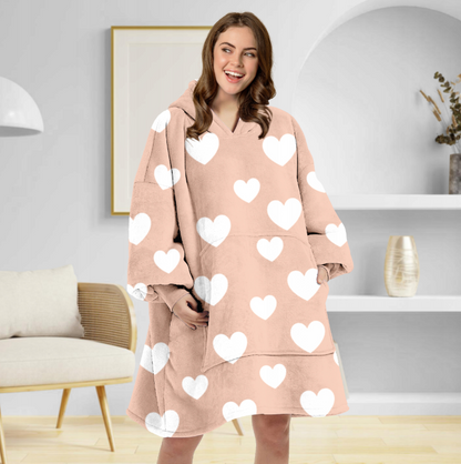 Pledas – džemperis „Plushie Hearts“ – XXL