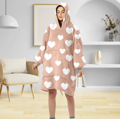 Pledas – džemperis „Plushie Hearts“ – XXL