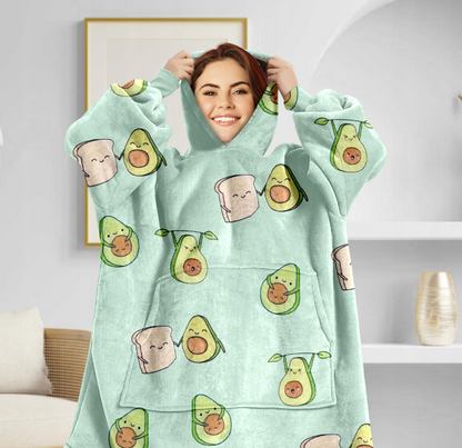Pledas – džemperis „Plushie Avocado“ – XXL