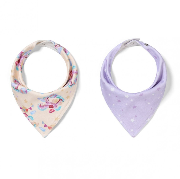 BabyOno bib-scarf 2 pcs horses 879/15