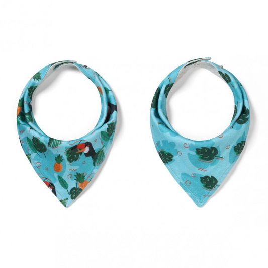 BabyOno bib-scarf 2 pcs parrot 879/12